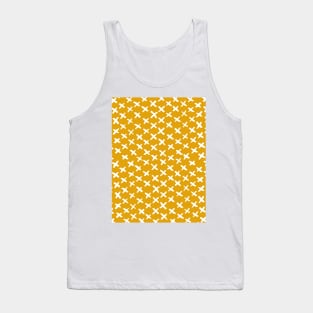 X stitches pattern - yellow ochre Tank Top